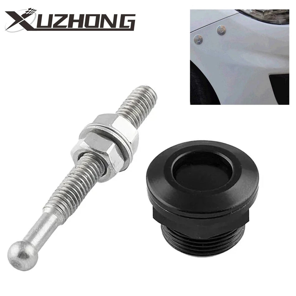 Universal Hood Pin Lock Kit 22mm, Push Button Engine Bonnet