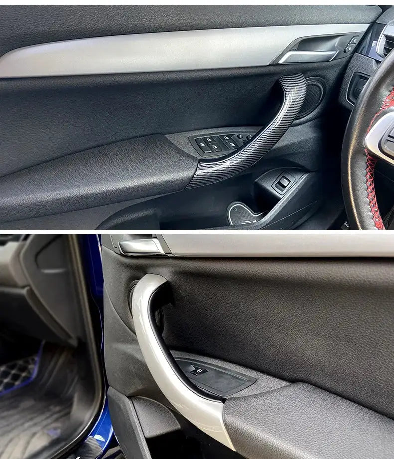 2 Pcs F48 Car Interior Door Pull Handle Outer Cover Trim Replacement For BMW X1 X2 F48 F49 F39 2016-2020 by InterCyprus Trading Ltd