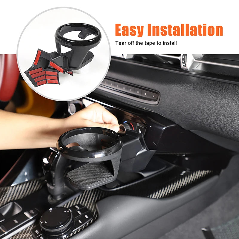 Защитная наклейка на подстаканник Toyota GR Supra A90 из АБС-пластика