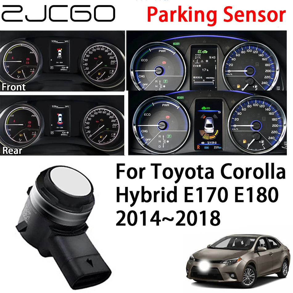 Systém parkovacích senzorov vpredu a vzadu s bzučiakom pre Toyota Corolla Hybrid E170/E180