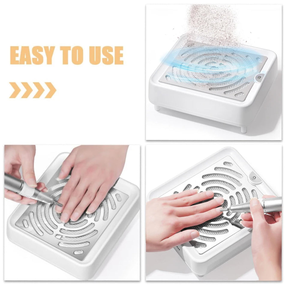High Power Nail Dust Collector &ndash; Removable Filter Included