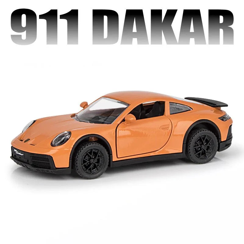 1:32 merilo diecast športni avto igrača z zlitinskim telesom, odpirajoča vrata, zvok in luči