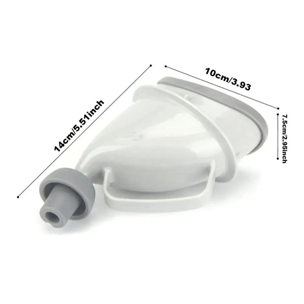 Portable Urine Toilet Aid &ndash; Unisex Travel Ready To Use grey