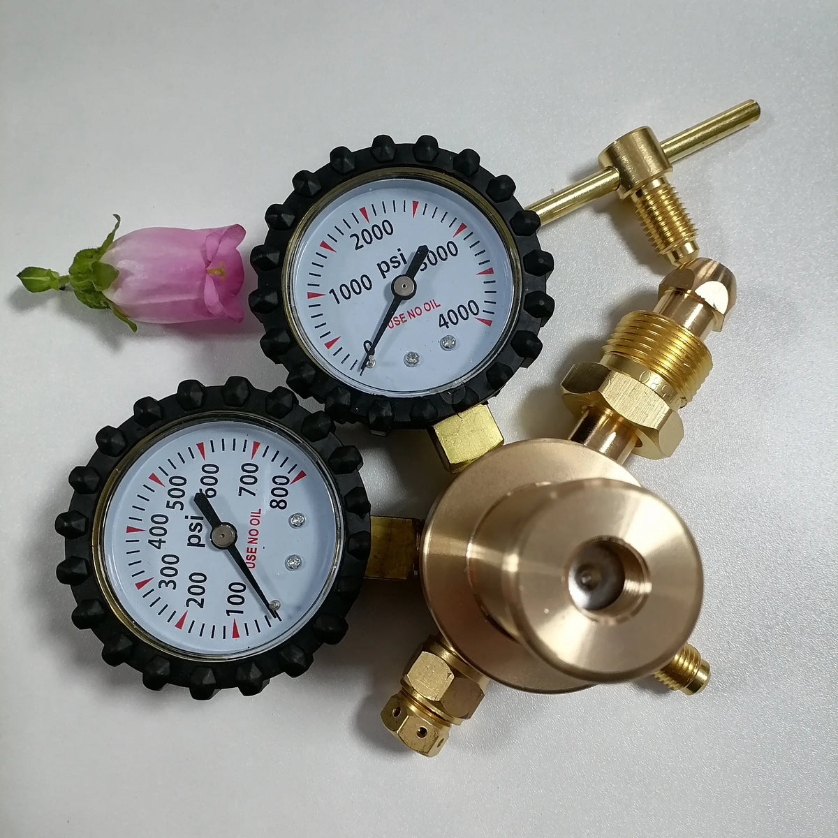 CGA580 Gas Regulator Flowmeter - Argon CO2 Compatible