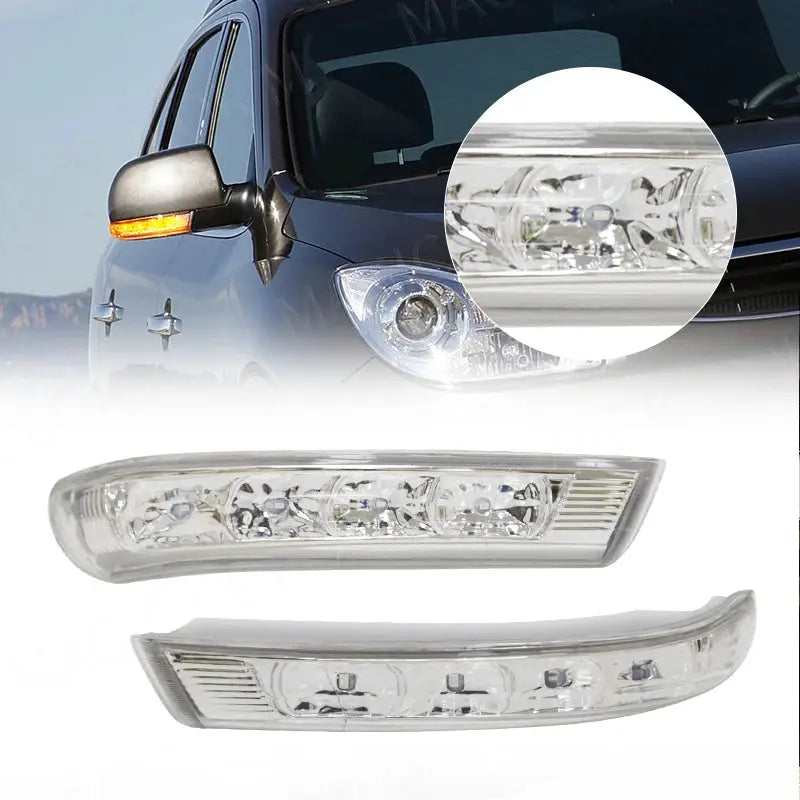 Side Rear View Mirror Turn Signal Lamp Blicker For Hyundai Santa Fe Fantafe Veracruz IX55 2007-2012 LED Repeater Light Rearview by InterCyprus Trading Ltd