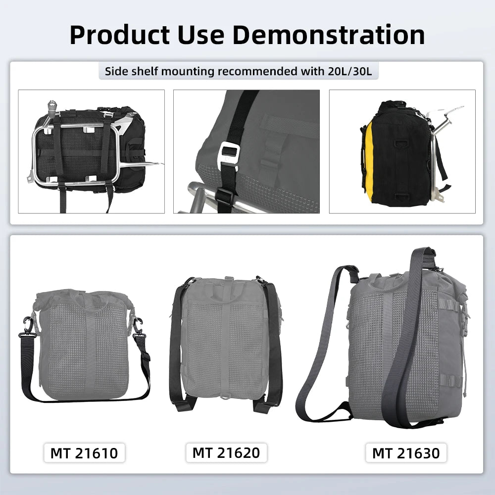 Rhinowalk Motorcycle Bag Straps &ndash; Durable Polyester Construction