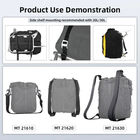 Rhinowalk Motorcycle Bag Straps &ndash; Durable Polyester Construction