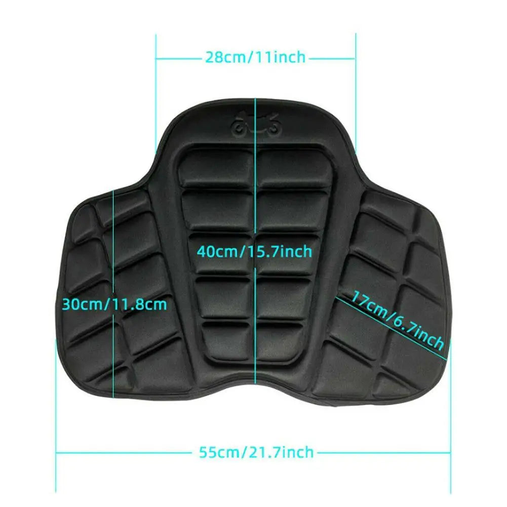 Universal 3D Air Comfort Gel Motorcycle Seat Cushion &ndash; Pressure Relief and Decompression Cooling