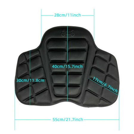 Universal 3D Air Comfort Gel Motorcycle Seat Cushion &ndash; Pressure Relief and Decompression Cooling