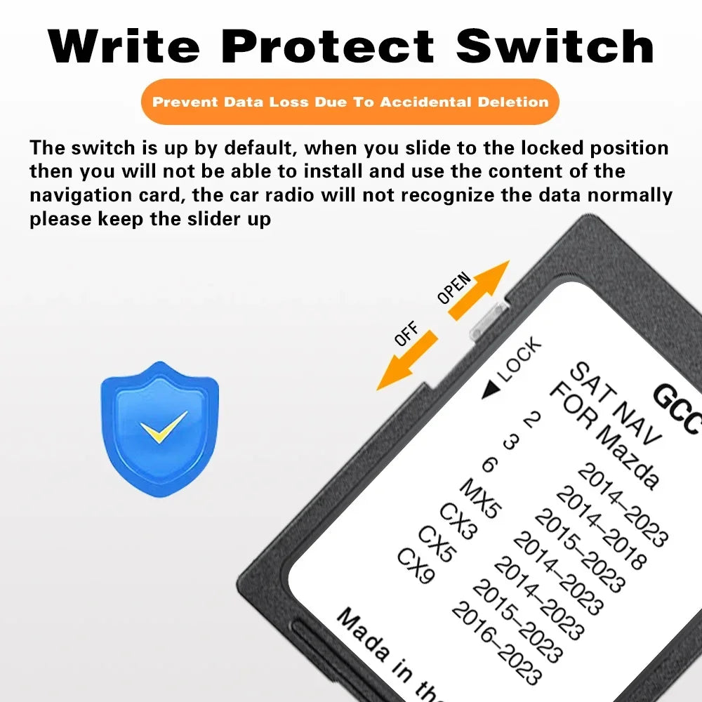 NAVINESA Mazda2 Connect1 SD Card 8GB &ndash; Gulf Maps Update