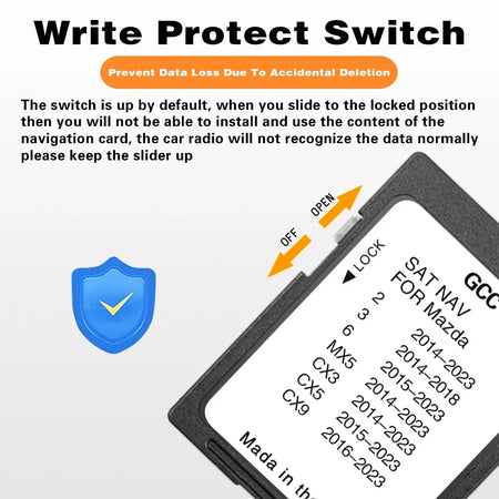NAVINESA Mazda2 Connect1 SD Card 8GB &ndash; Gulf Maps Update