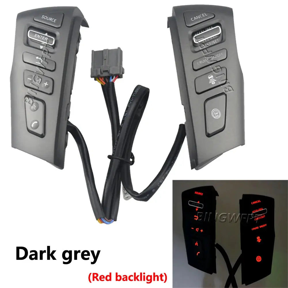 Car Steering Wheel Cruise Control Switch Buttons For Nissan PATROL Y62 2012-2018 Telephone Sound Volume Switch by InterCyprus Trading Ltd