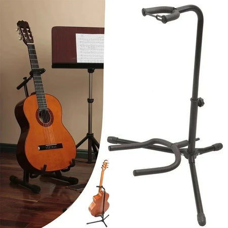 Vertical Foldable Guitar Stand &ndash; Neck Hold For All Guitars
