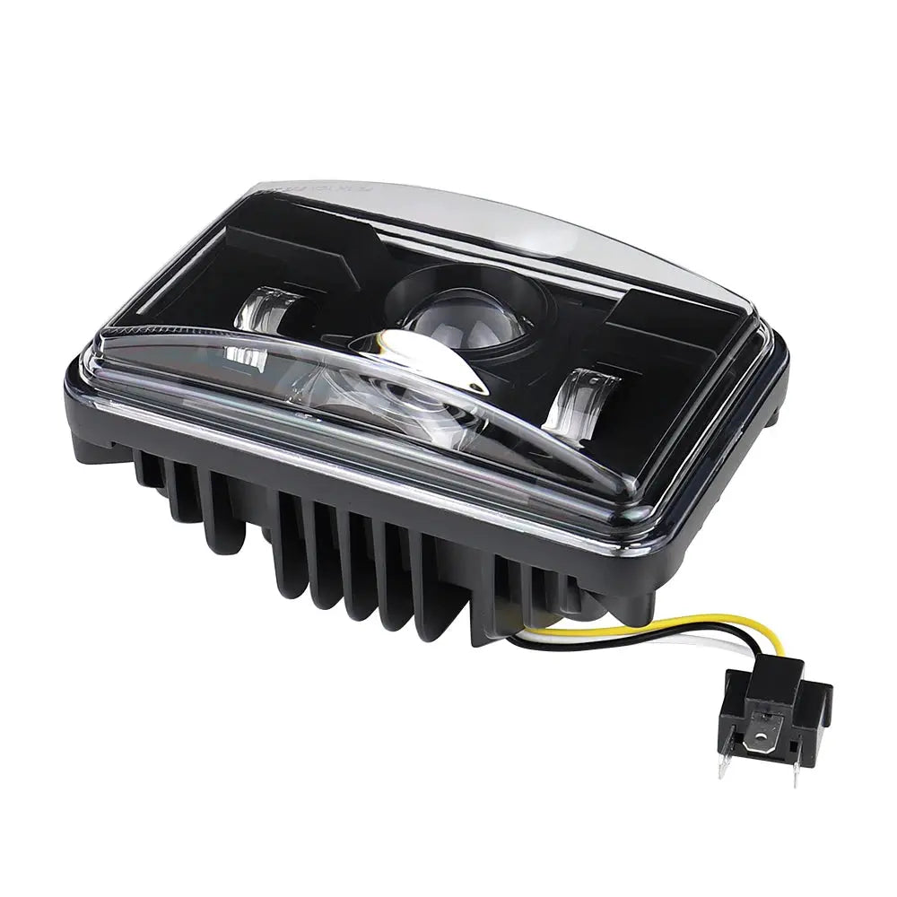 1 pcs LED Headlight Hi/Low Beam 4X6" Light for Freightliner Classic, International 9300 H4651 H4652 H4656 H4666 H6545 by InterCyprus Trading Ltd