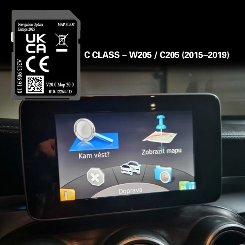 A2139069110 V20 &ndash; Europe Map Update 32GB For C-Class CHINA / C-class C205 2019