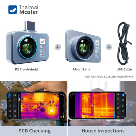 P2P2Pro Thermal Imaging Camera &ndash; High Resolution IR 25Hz P2proAndroid / UNITED KINGDOM