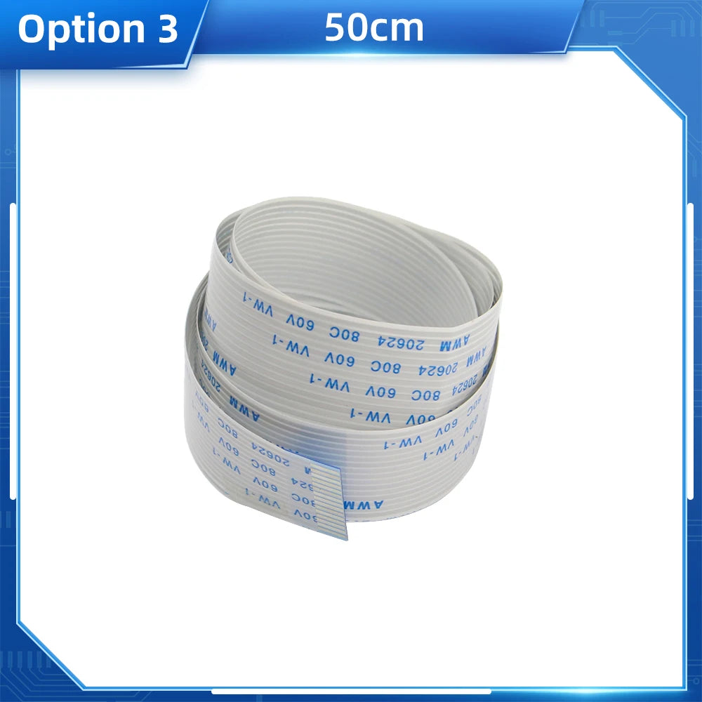 Raspberry Pi Camera Cable &ndash; Flexible Flat Design for Easy Installation 50cm