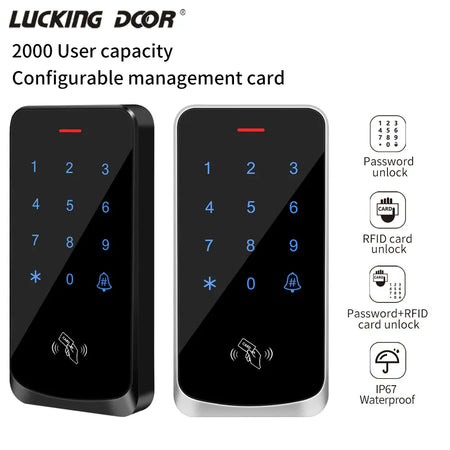 TF9S &ndash; IP67 Waterproof RFID EM Door Lock With Backlit Screen