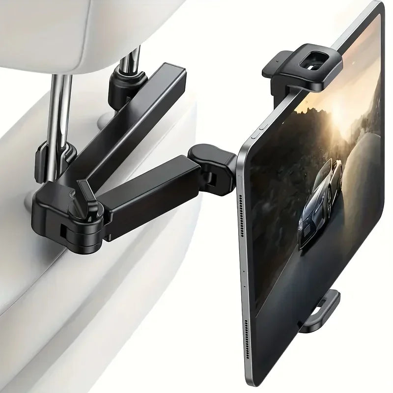 Car Tablet Holder Headrest Ipad Mount - Telescopic Secure