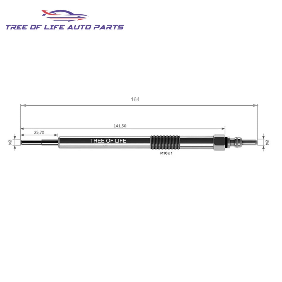 Bougies de préchauffage pour Opel Vauxhall Movano B et Vivaro A moteurs diesel 2.0/2.3 CDTI 7V