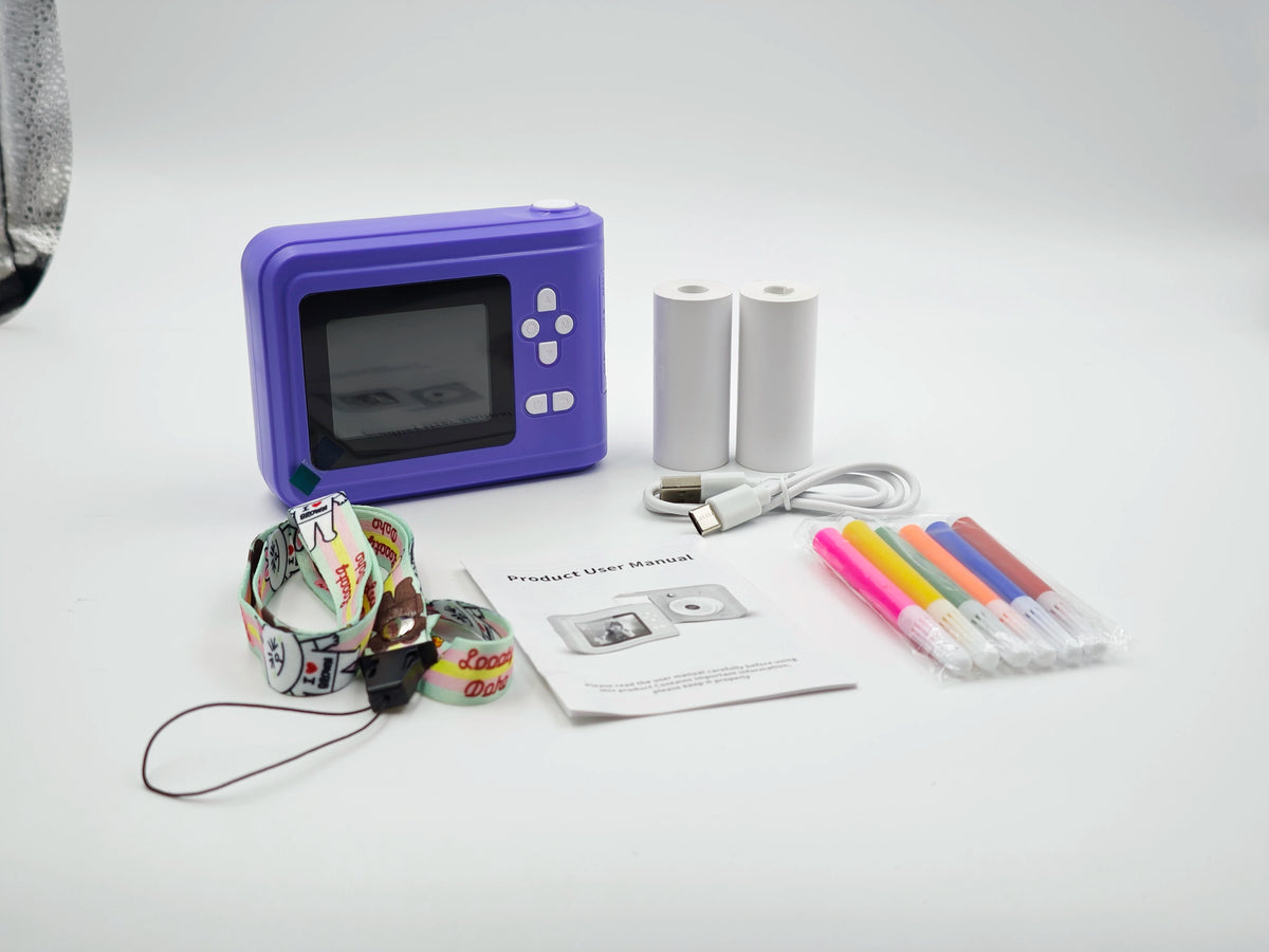 Children's Thermal Instant Print Camera Mini &ndash; HD Lens