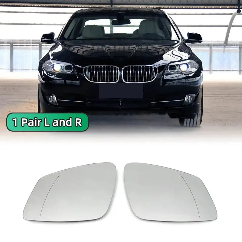 Left And Right Heated Wing Mirror Glass For BMW Wide Angle 1 right and 1 Left