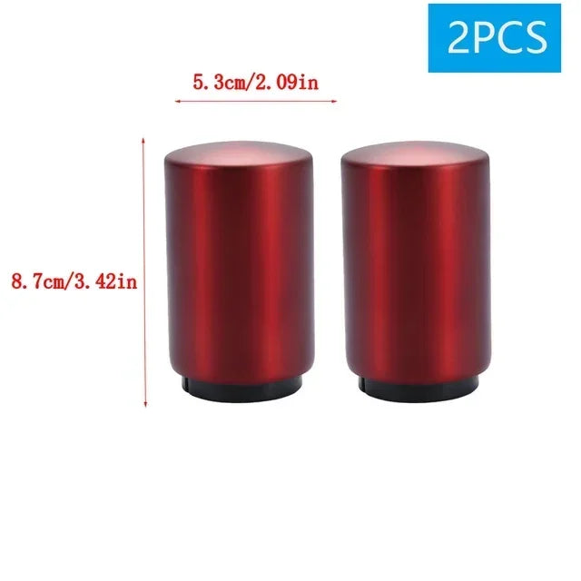 Automatic Stainless Steel Beer Bottle Opener &ndash; Effortless, Eco-Friendly Kitchen Gadget Red 2PCS