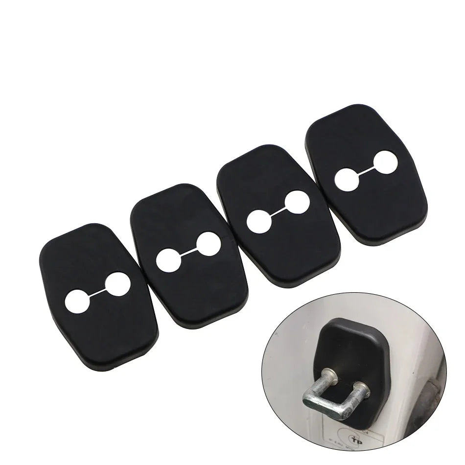 Durų spynos dangtelio rinkinys Peugeot 308 408 508 3008 207 RCZ, 4 dalių plastiko triukšmo slopinimas