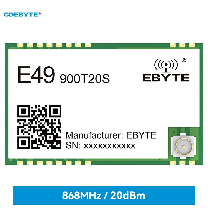 E49-900T20S RF Module 868MHz 915MHz 20dBm IPEX UART IoT