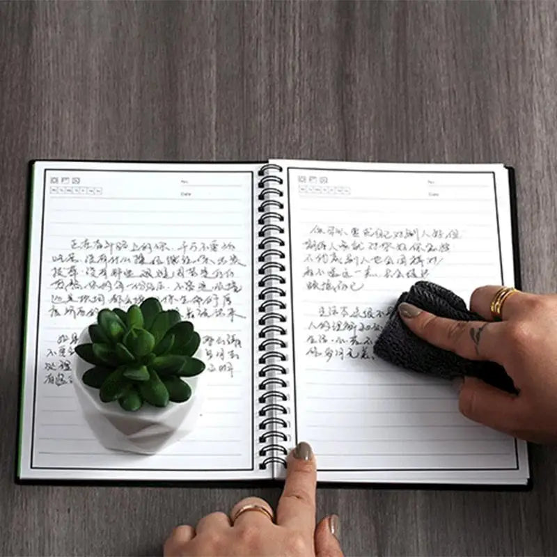 Erasable Eco-Friendly Smart Notebook - Reusable, Waterproof, Digitally ...
