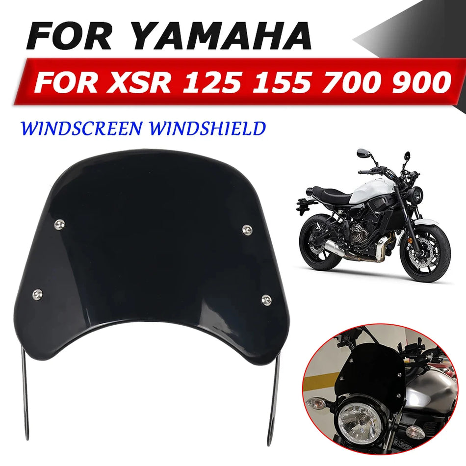 Osłona deflektora szyby Yamaha XSR do XSR125, XSR155, XSR700, XSR900, czarna