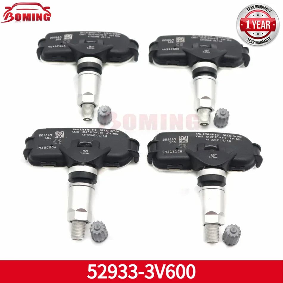 Sensor de Monitor de Presión de Neumáticos TPMS 433MHz para Hyundai Grandeur I40 Rio Azera HG