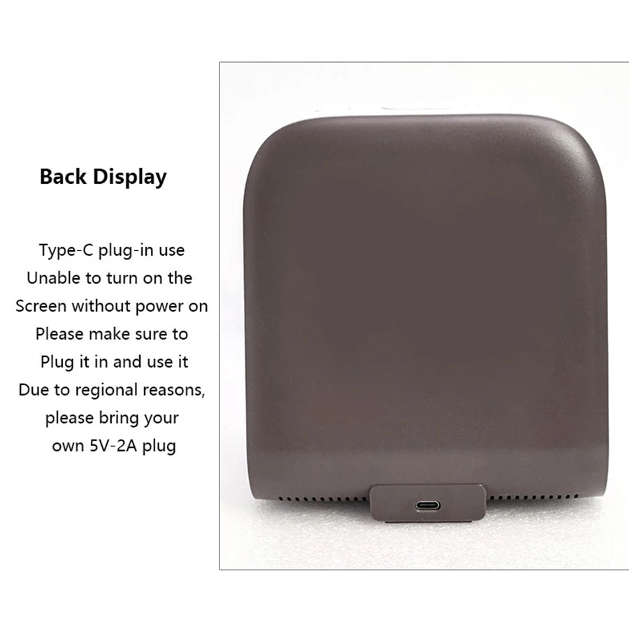 LED Night Light Alarm Clock &ndash; Wireless Charging &amp; Mood Light