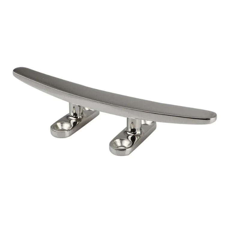 2-Piece 316 Stainless Steel Boat Cleats &ndash; Mirror Polish