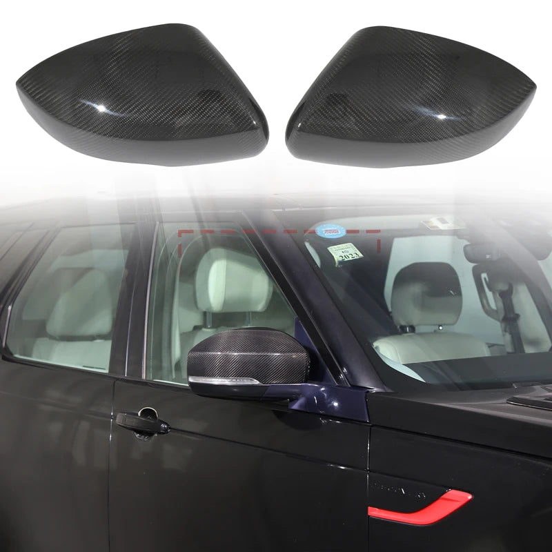 Εξωτερικά καλύμματα καθρεφτών από πραγματικό ανθρακονήματα Range Rover Sport
