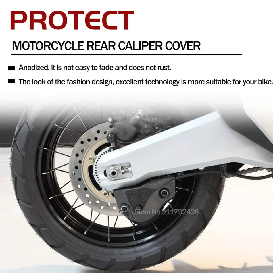 For Honda XADV 750 X-ADV750 2017-2023 Motorcycle Accessories Rear Caliper Deck Cover Brake Pump Protect Decor Guard Carbon Fiber by InterCyprus Trading Ltd