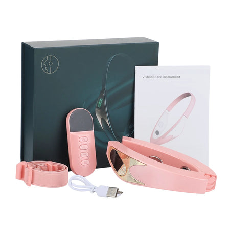 Face V Shaper Facial Slimming &ndash; EMS Lift for V Face Pink