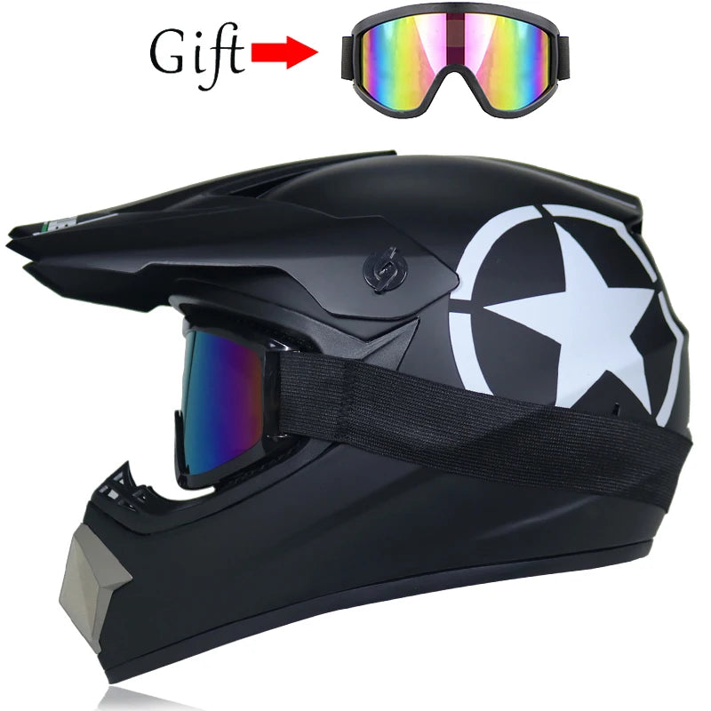 Unisex Off-Road Motorcycle Helmet for Kids - Lightweight Motocross Safety Gear