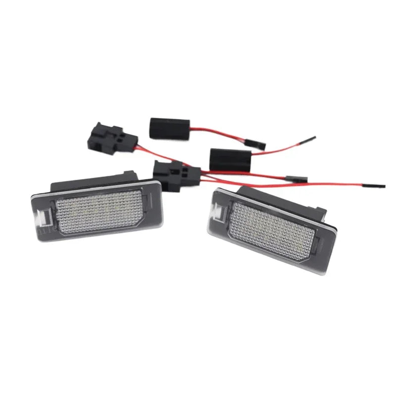 Luces de matrícula LED, 2 Pcs blancas para Porsche Panamera 970 2010-2016