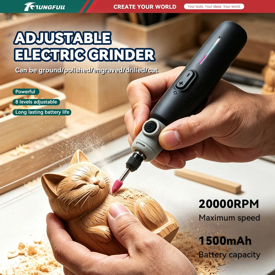 Caneta de Moer Sem Fios e Sem Escovas com 20000RPM
