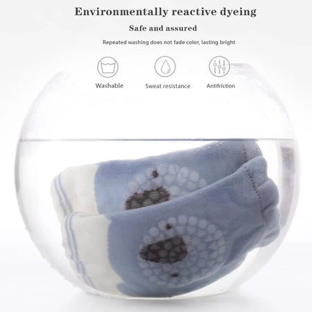 3 Pairs Baby Knee Pad Set Cartoon Mesh Thin &ndash; Non Slip