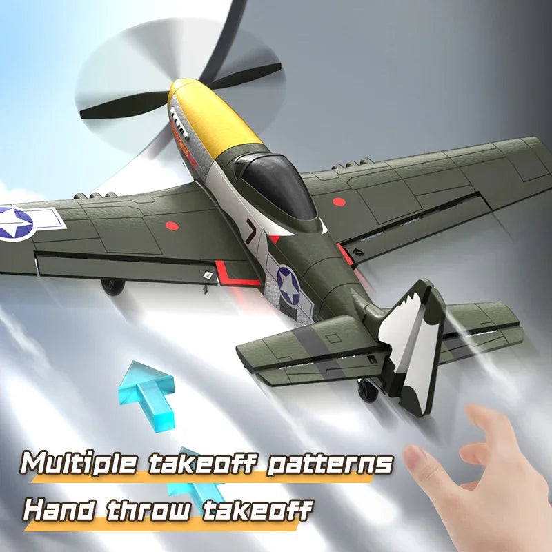 P51 Mustang RC Plane &ndash; One Key Aerobatic Flight Ready