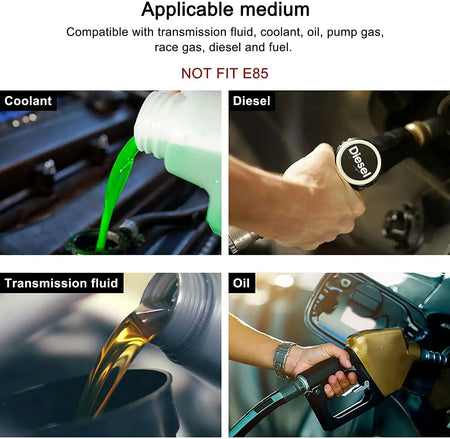 3M AN6/AN8/AN10 CPE Oil Fuel Fittings Hose End 0+45+90+180 Degree Oil Adaptor Kit AN6 Braided Oil Fuel Hose Line With Clamps by InterCyprus Trading Ltd