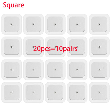 Physiotherapy Tens Electrode Pads &ndash; Conductive Gel Therapy 20pcs F pads