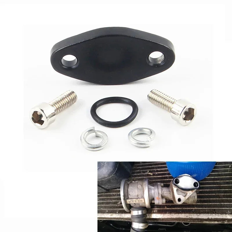 Air Injection Block Off Plate Aluminum for VW Audi MK4 B5 1.8T