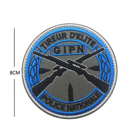 GIGN GIPN BRI Embroidery Patches &ndash; Durable Tactical Patch TH265-V00821