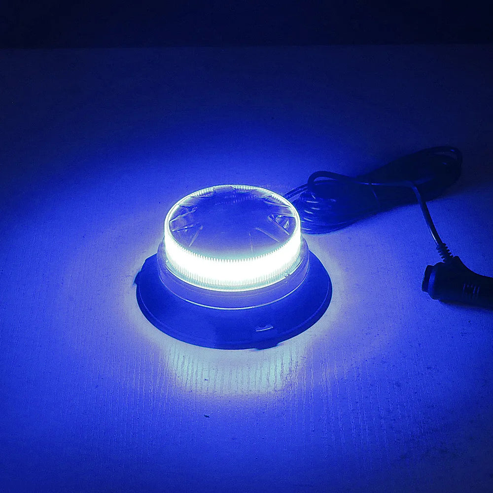 Magnetic Base LED Blue Emergency Strobe Light &ndash; Ultra Bright