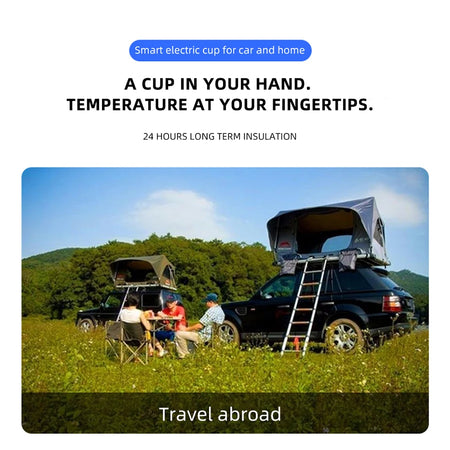 ACCEO 12V/24V Car Heating Cup 450ML &ndash; Digital Display