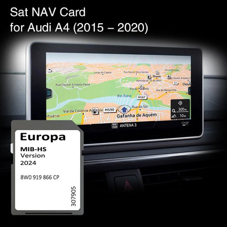 8W0919866CP 2024 Europe UK Maps &ndash; Audi A4 GPS 16GB Card CHINA / for Audi MIB-HS A4