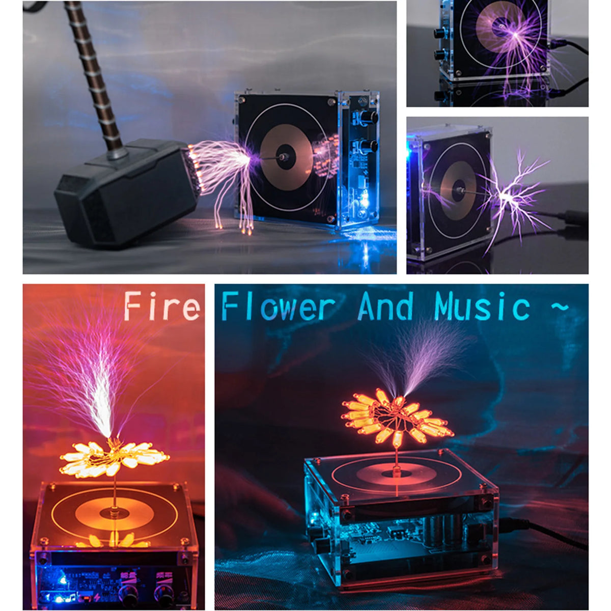 Bluetooth Music Tesla Coil, Wireless Transmission, Educational Experiments, Arc Plasma Speaker